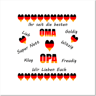 Oma und Opa Posters and Art